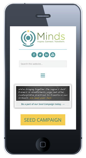 Minds Homepage Mobile