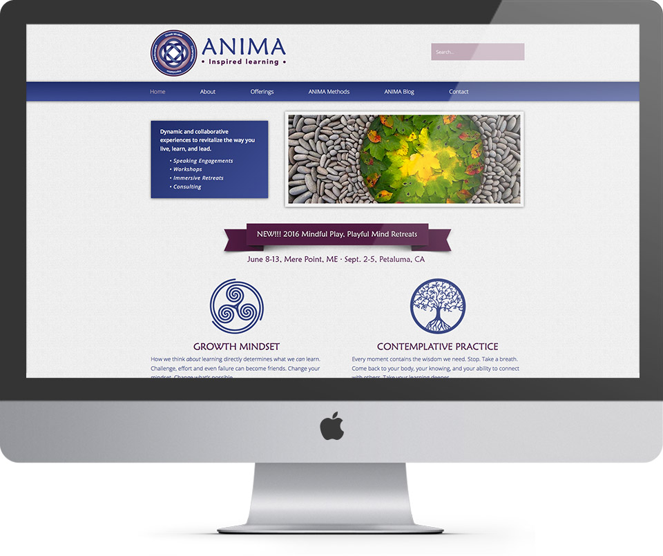 Anima Learning Homepage